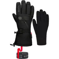 686 - Gants de ski 3 en 1 imper-respirants en GORE-TEX - M Gore-Tex Smarty Gauntlet Glove Black en Laine - Taille M - Noir