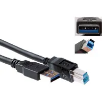 ACT SB0004 Câble USB 5 m USB 3.2 Gen 1 (3.1 Gen 1) USB A USB B Noir (SB0004)