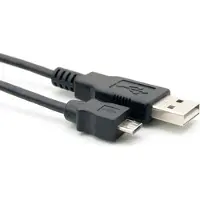 ACT SB2498, 2 m, Micro-USB B, USB A, USB 2.0, Mâle/Mâle, Noir