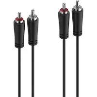Hama Câble audio - - 2 fiches RCA mâles - 1,5 m - Coaxial
