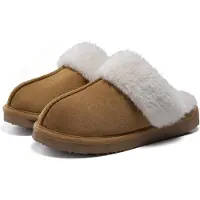 Comfeet Chaussons Dames - Chaussons - Taille 42/43 - Marron - Antidérapant -