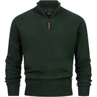 INDICODE JEANS Pull-over 'INTrax' vert foncé
