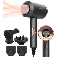 VAIVE Sèche-cheveux ionique avec diffuseur - Sèche-cheveux 2000 Watts - Sèche-cheveux avec Coolshot - 3 réglages