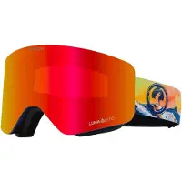 Dragon - Masque de ski - R1 OTG Pow Collab - Lumalens Red Ion + Lumalens Flash Blue - Rouge