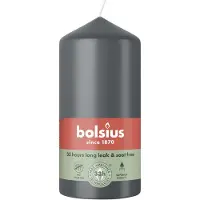Bolsius Bougie ronde 120/58 Stormy Grey