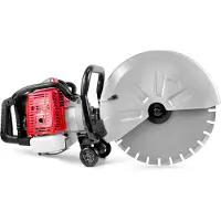 MSW Scie à béton - thermique - 3 000 W - profondeur de coupe 155 mm