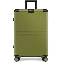Onyx Hybrid Pro Check-in Suitcase Medium 70 Litres - Polycarbonate recyclé et design sans fermeture éclair - Valise de voyage avec serrure TSA et roues pivotantes - Trolley léger avec compartiment