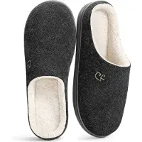 Comfeet Chaussons Hommes - Chaussons - Taille 42/43 - Noir - Antidérapant -