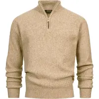 INDICODE JEANS Pull-over 'INPeace' beige