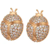 Gaya Boucles d'oreilles or rose