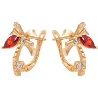 NAEMI Boucles d'oreilles or / or rose