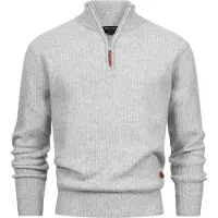 INDICODE JEANS Pull-over 'INPeace' gris clair