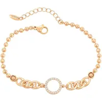Faina Bracelet or / transparent