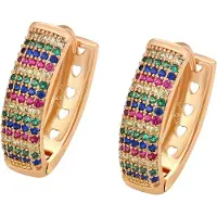 Gaya Boucles d'oreilles or / mélange de couleurs