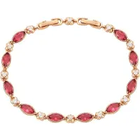 Faina Bracelet or rose / rouge