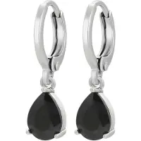 Gaya Boucles d'oreilles noir / argent