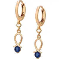 Gaya Boucles d'oreilles saphir / or