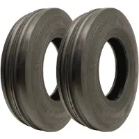 Parnells Jeu de 2 - Tourne-roue Haybob 3.50-8, pneu de roue 350x8 - Pneu Wanda H8023 4 plis -