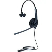 Jabra Biz 1500 Duo QD Casque Avec fil Arceau Bureau/Centre d'appels Bluetooth Noir