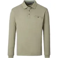 Casamoda Regular Fit Polo manches longues turquoise,
