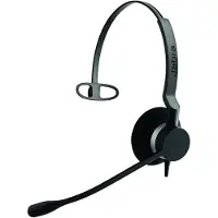 Jabra Biz 2300 Duo / Mono, filaire, bureau/centre d'appels, 49 g, écouteurs, noir