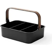 Umbra Organiseur Bellwood, avec séparateurs amovibles, ABS, bois, noir, noyer, 37 x 27 x 25 cm, 1019942-048