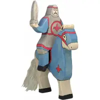 Sonstige Verlage Chevalier bleu, à cheval (sans cheval)