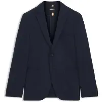 BOSS Veste Regular en coton mélangé à chevrons