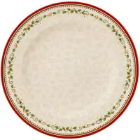 Villeroy & Boch Assiette plate, Étoile filante Winter Bakery Delight, Assiettes, Beige