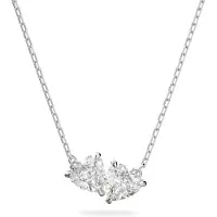 Swarovski Collier Swarovski Collier Mesmera double coeur femme || Taille Unique