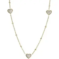 Fossil Chaîne Sutton avec paillettes JF03942710