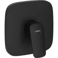 Hansgrohe HG Set de finition LOGIS pour mitigeur de douche encastré noir mat
