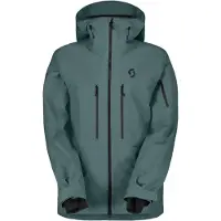 SCOTT - Veste de freeride 3 couches - Vertic Ripstop 3L Jacket M Frozen Blue pour Homme - Taille M - Bleu