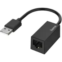 Hama Adaptateur réseau 10 / 100 MBit/s LAN (10/100 Mo/s), USB 2.0