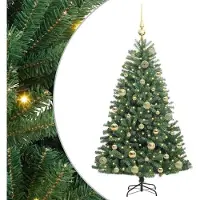 vidaXL Sapin de Noël Artificiel à Branches Articulées Vert 120 cm