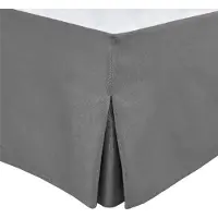 HOME LINGE PASSION Cache Sommier - - 140 X 190 Cm + 30 Cm - Gris Anthracite
