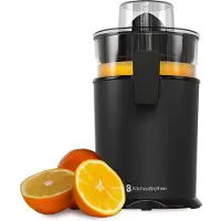 Kitchenbrothers Presse-agrumes - Manuel - Avec bec - 0.5L - Noir