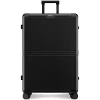 Onyx Valise de voyage avec serrure TSA et roues Spinner - Hybrid Pro Large 100 Litres - Polycarbonate recyclé et design sans fermeture éclair - léger avec compartiment pour ordinateur portable - noir