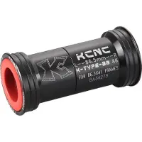 Kcnc Press Fit Bb86 24/25 Mm Bottom Bracket Cups Noir 86.5 mm