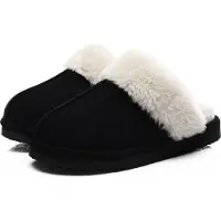 Comfeet Chaussons Dames - Chaussons - Taille 36/37 - Noir - Antidérapant -