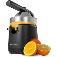 Kitchenbrothers Presse-agrumes - Avec bec et poignée - 0.35L - Noir