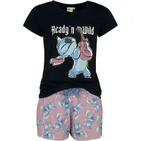 Lilo & Stitch Pyjama Disney de - Ready 'n Wild - S - XL - pour Femme - multicolore - Taille L