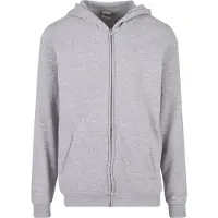 Urban Classics Basic Full Zip Sweatshirt Gris XL Homme