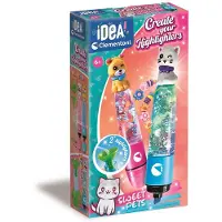 Clementoni - Créez vos tubes fluorescents - Animaux tendance