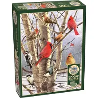 Cobble Hill Puzzle Oiseaux d'Hiver - 1000 pièces