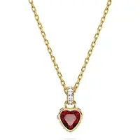 Swarovski Chaîne 'Chroma' or / rouge carmin