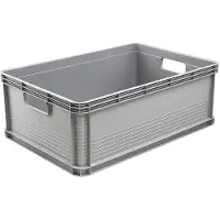 Keeeper Plain Storage Box Argenté 60 x 40 x 32 cm