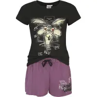Looney Tunes Pyjama de - Wile E Coyote - S - XXL - pour Femme - multicolore - Taille M