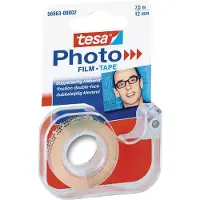 TESA dévidoir de film adhésif, inclus film photo 12 mm x 7,5