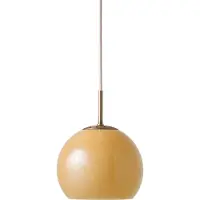 Frandsen Suspension , Ball, dimmable, Beige, Salon / séjour, Verre, Design